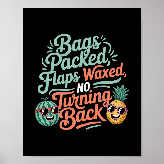 Gs Packed Flaps Waxed No Turning Ck -  Poster (Front)