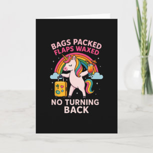 Gs Packed Unicorn Funny Inappropriate Vacation Wom Card