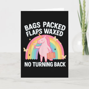 Gs Packed Unicorn Funny Inappropriate Vacation Wom Card