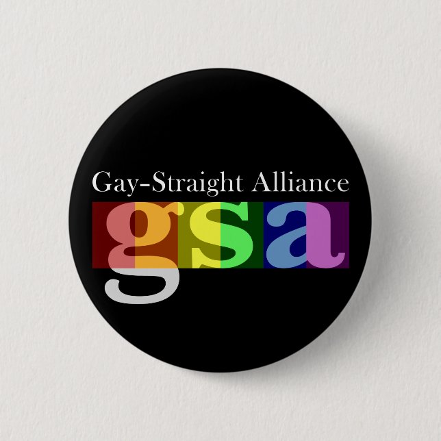 GSA Classic Round Dark Button (Front)