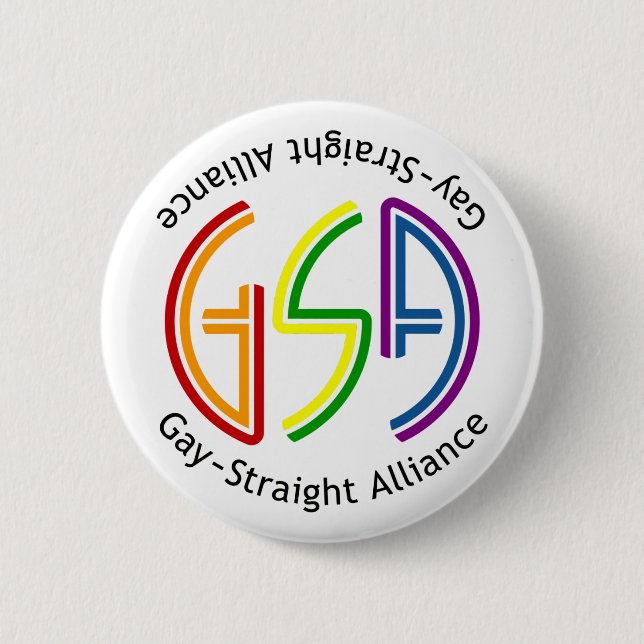 GSA Neon Round Light Button (Front)