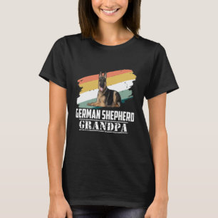GSD013 - German Shepherd Grandpa T-Shirt