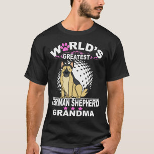 GSD044 - World's Greatest German Shepherd Grandma T-Shirt
