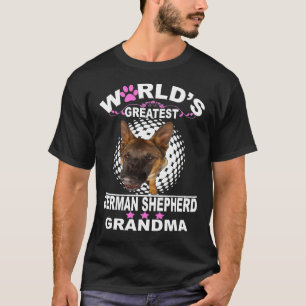 GSD088 - World's Greatest German Shepherd Grandma T-Shirt