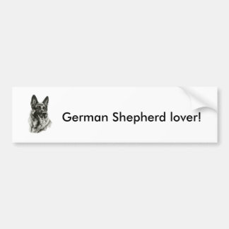 GSD car goes Bumper Sticker