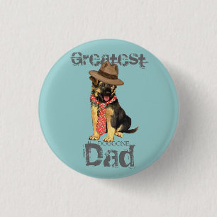 GSD Dad 3 Cm Round Badge