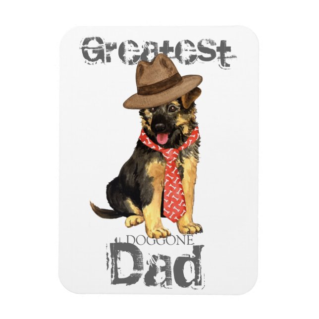 GSD Dad Magnet (Vertical)