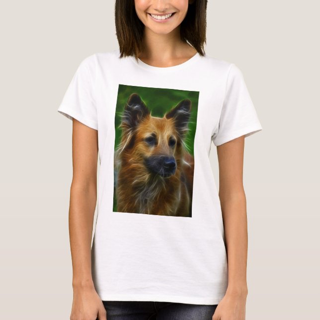 GSD German Shepherd pic T-Shirt (Front)