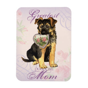 GSD Heart Mum Magnet