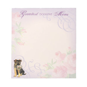 GSD Heart Mum Notepad