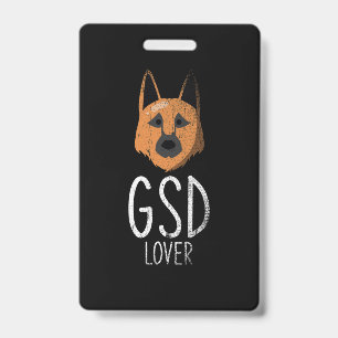 GSD Lover ID Badge