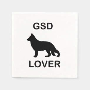 GSD Lover Napkin