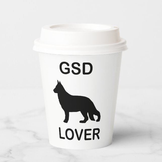 GSD Lover Paper Cups (Front)