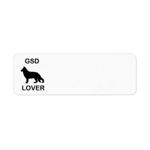 GSD Lover Return Address Label