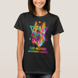 GSD Mother Whiskey  German Shepherd Animal T-Shirt