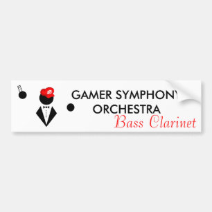 GSO Bass Clarinet Bumper Sticker