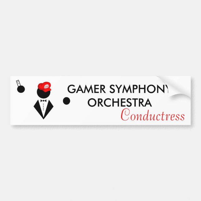 GSO Conductress Bumper Sticker (Front)