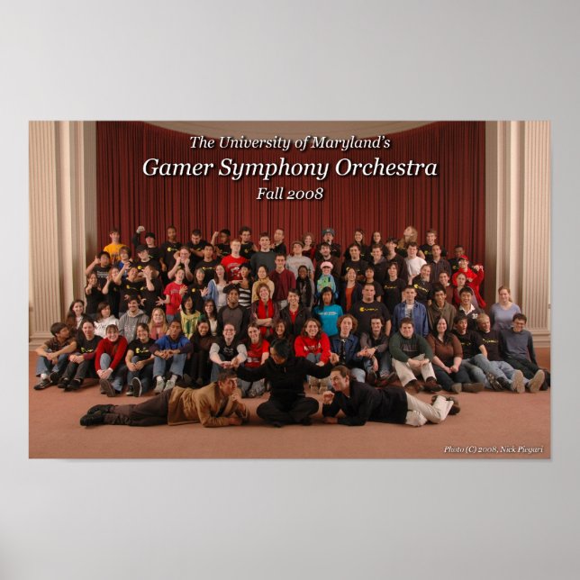 GSO Fall '08 Group Photo (Silly) Poster (Front)