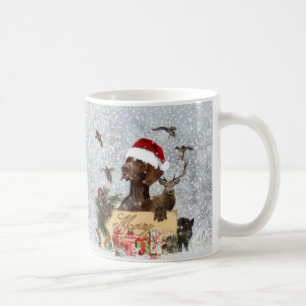 Gsp ,Dog christmas Coffee Mug