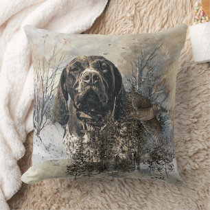GSP, German Shorthaired Pointer Cushion