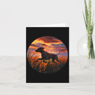 Gsp German Shorthaired Pointer Gsp Hunting Dogs Card