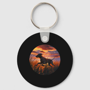 Gsp German Shorthaired Pointer Gsp Hunting Dogs  Key Ring