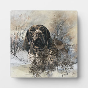 GSP, German Shorthaired Pointer Plaque