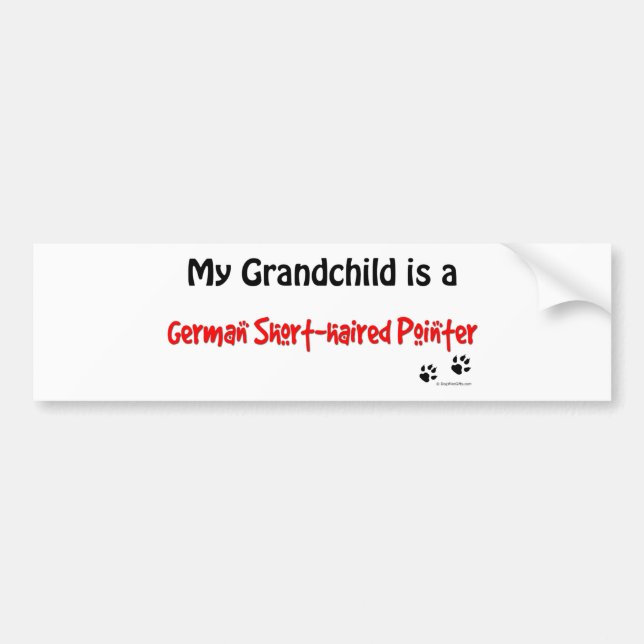 GSP Grandchild Bumper Sticker (Front)