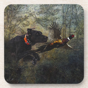 GSP , Hunting pheasant Coaster