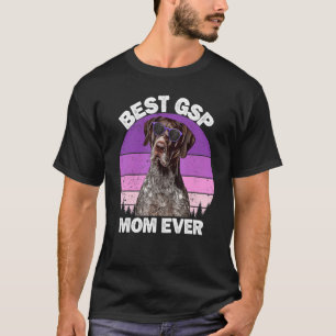 Gsp Mum Vintage German Shorthaired Pointer Dog Wo T-Shirt
