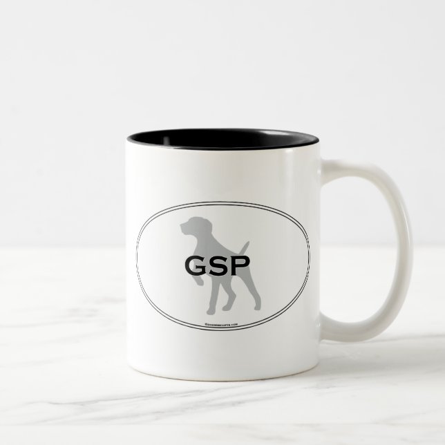 GSP Oval Two-Tone Coffee Mug (Right)
