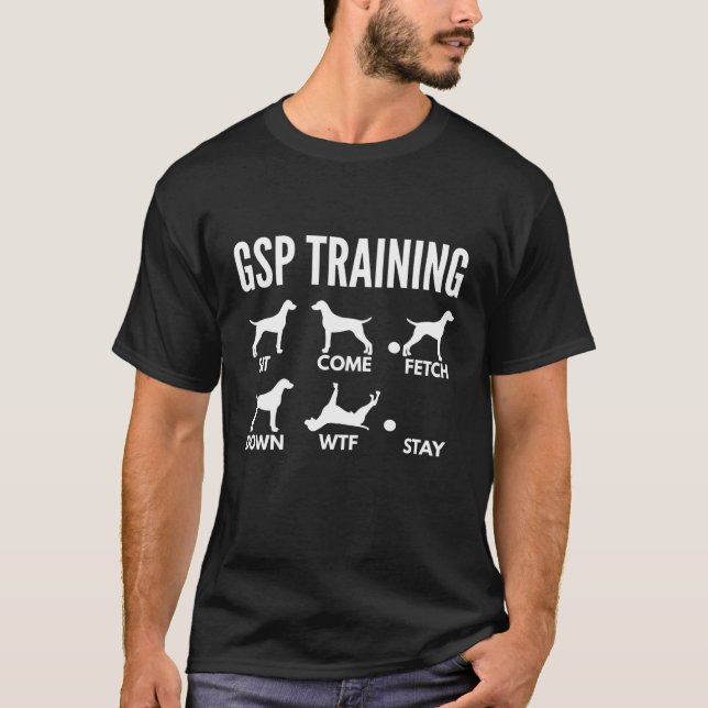 Gsp Training For German Shorthaired Pointer Owners T-Shirt (Front)