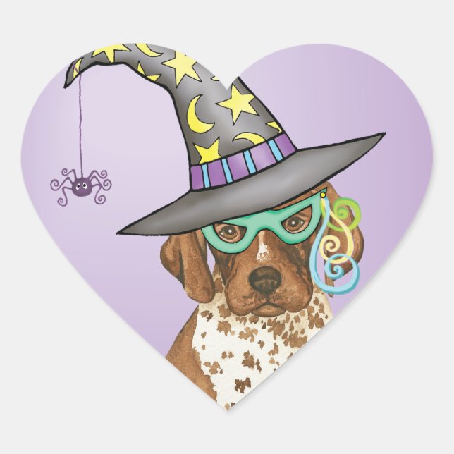 GSP Witch Heart Sticker (Front)
