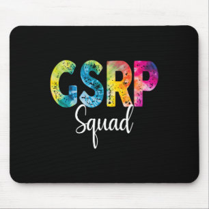 Gsrp Squad Tie Dye Ck To School Women Appreciation Mouse Pad