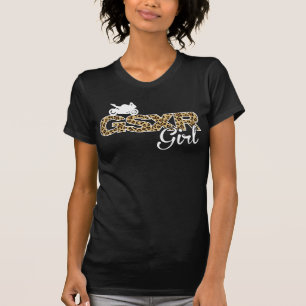 GSXR Girl-Leopard with back print T-Shirt