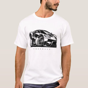 GT40 Second Generation Toon Art Car Enthusiast T-Shirt