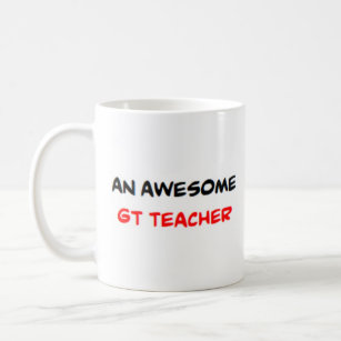 gt teacher, awesome coffee mug