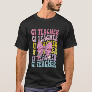 GT Teacher Gifted & Talented Teacher Squad Back to T-Shirt