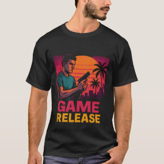 GTA 6 Retro Game Release T-Shirt