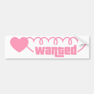 GTA Wanted Bumper Sticker