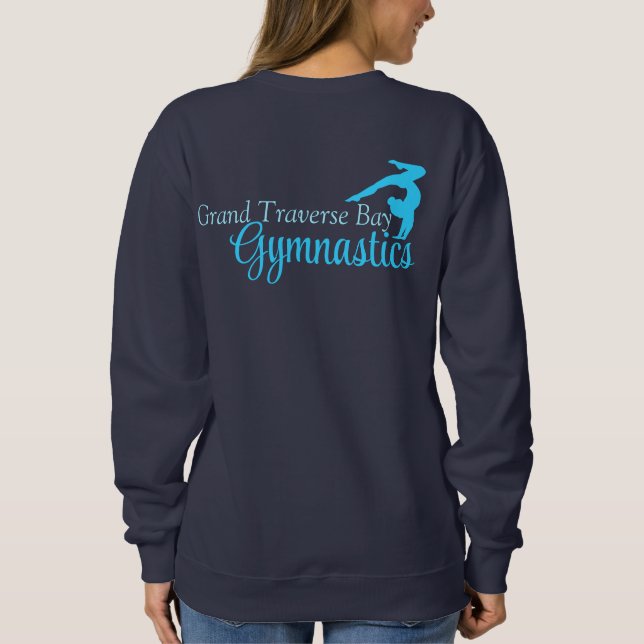 GTbay Gymnastics Crewneck *Dark Design* Sweatshirt (Back)