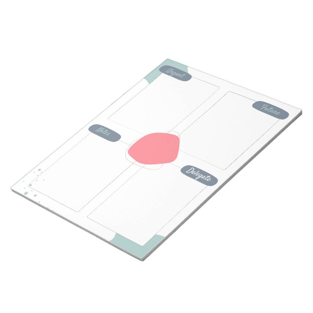 GTD Planner - Task Organisation for Work & Home Notepad (Angled)