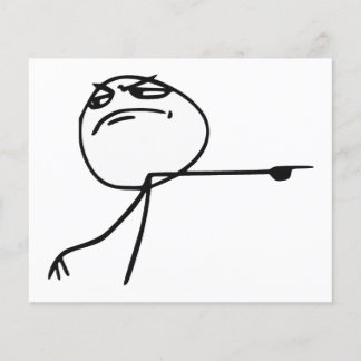 GTFO Get Out Guy Rage Face Comic Meme Flyer