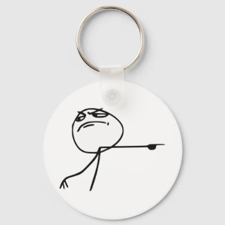 GTFO Get Out Guy Rage Face Comic Meme Key Ring