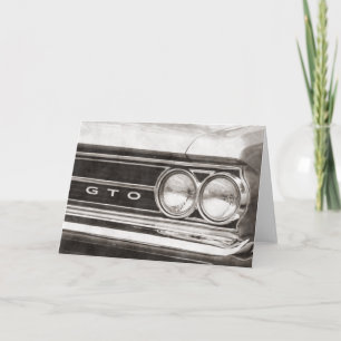 GTO Classic Car Card