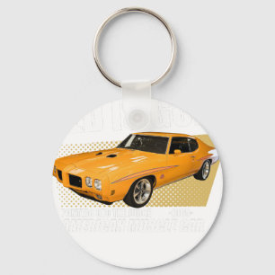 GTO The Judge American Muscle Car 3 Key Ring