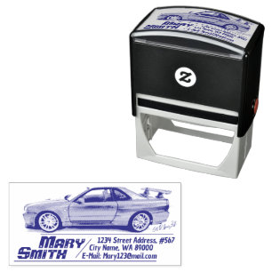 GTR BNR34 SELF-INKING STAMP