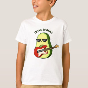 Guac And Roll Funny Avocado Pun  T-Shirt
