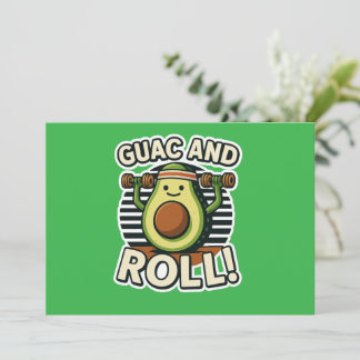 Guac And Roll Invitation