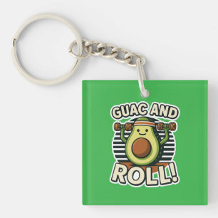 Guac And Roll Key Ring